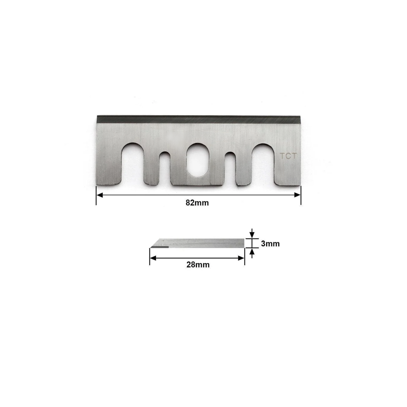 3-1/4 Inch TCT Planer Blades for Handheld Planers for Hitachi/Hikoki - forgecraft