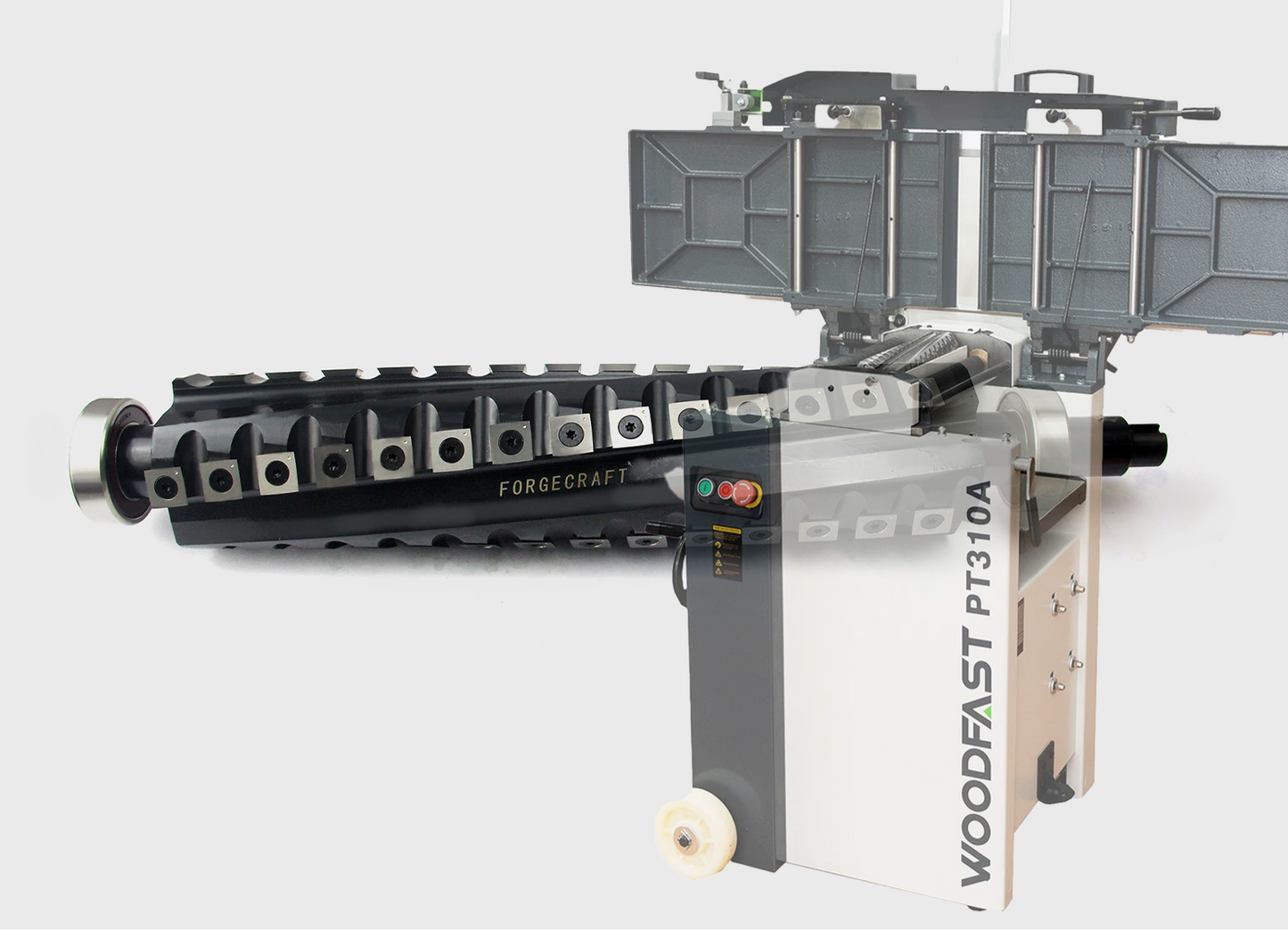 Helical Spiral Cutter Head: Woodfast 12-inch PT310/ PT310X - forgecraft